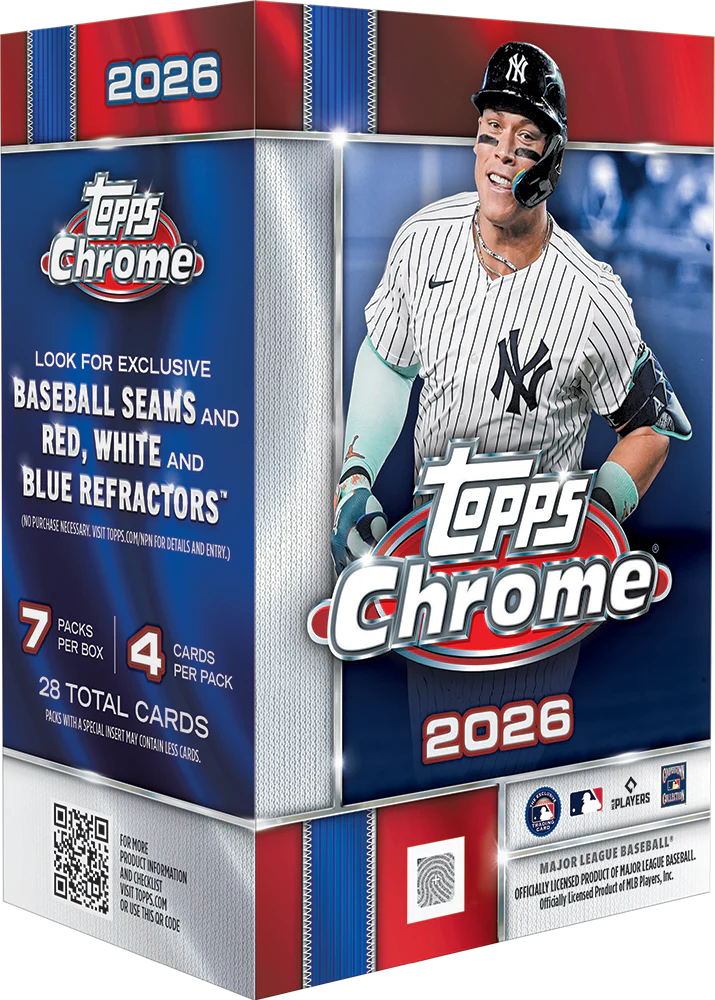2026 Topps Chrome Baseball Value Box Look for Exclusive Baseball