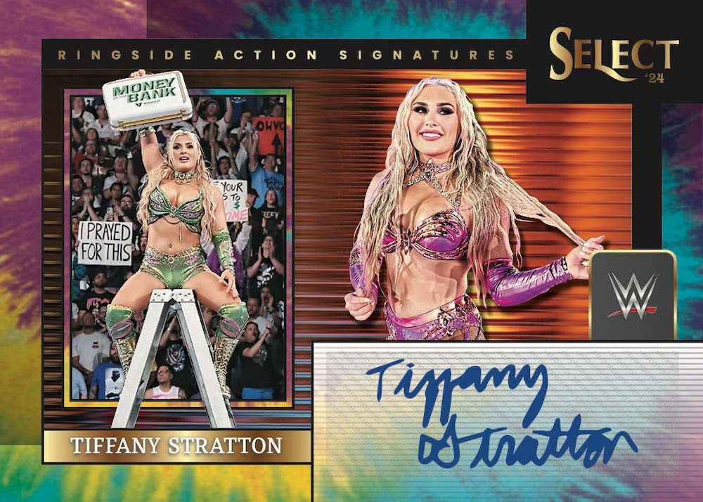 2024 Panini Select WWE Hobby International Box Tifanny Strattion Card