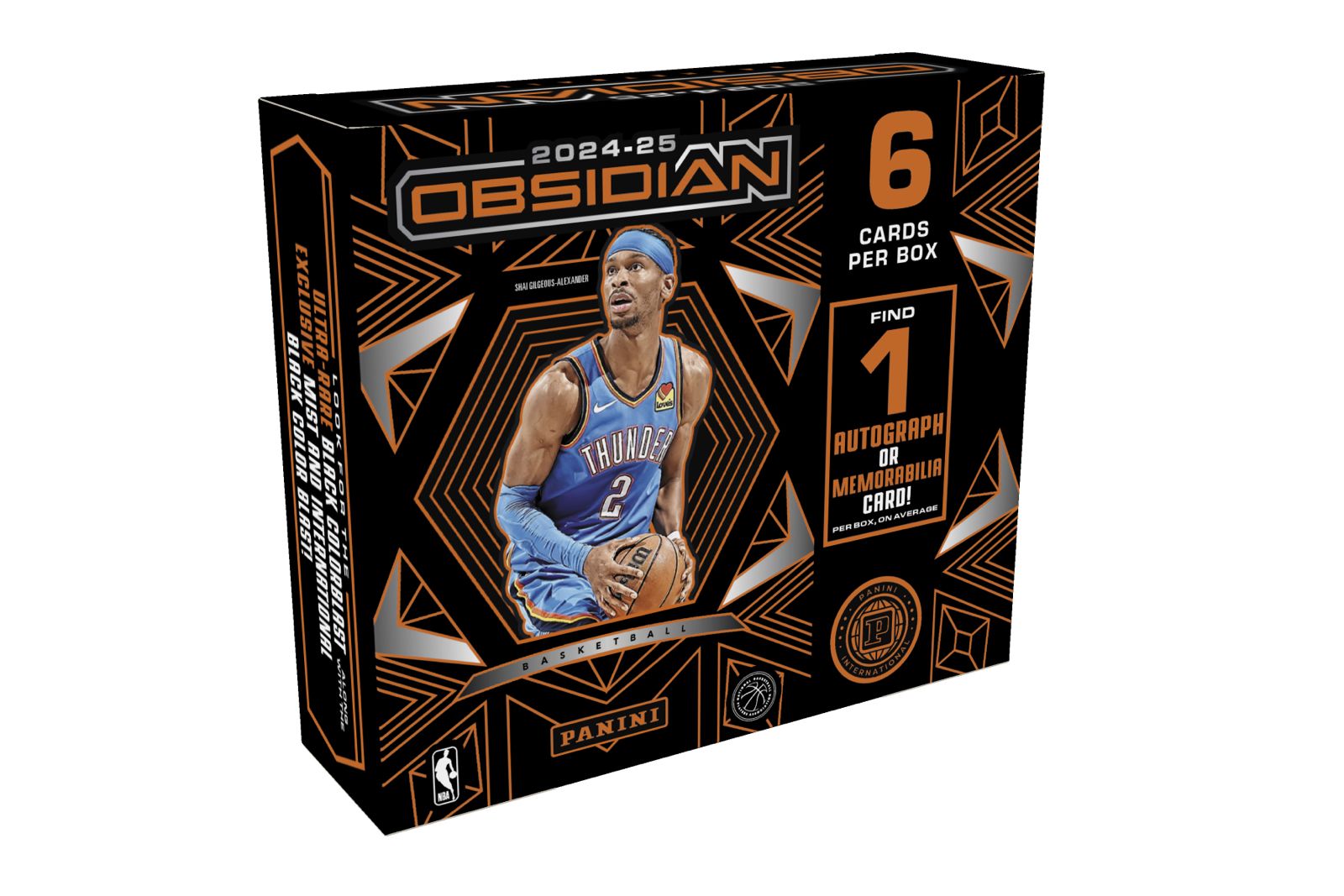 2024-25 Panini Obsidian Basketball International Hobby Box