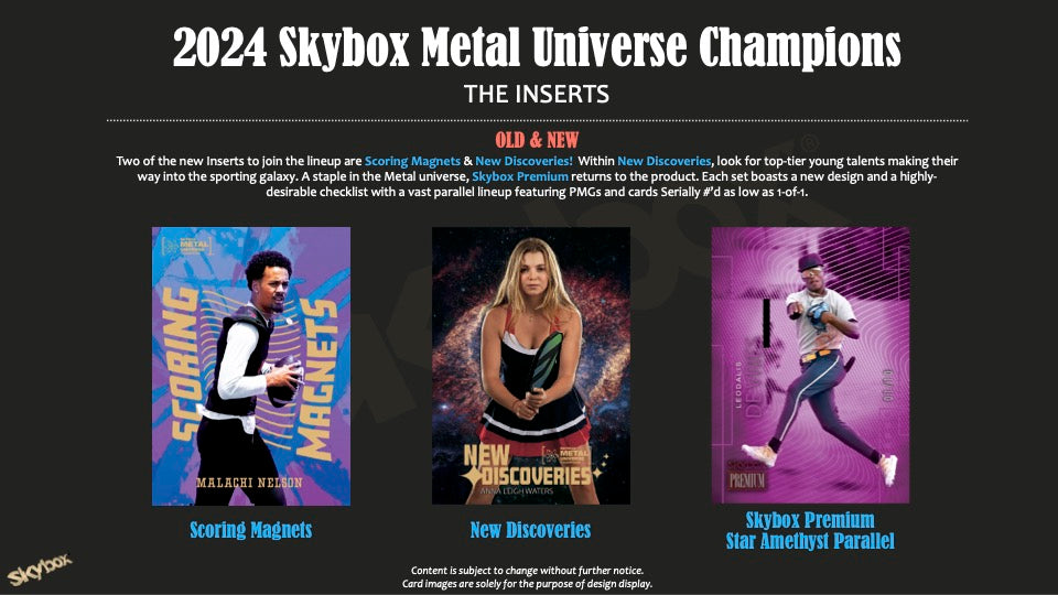 2024 Skybox Metal Universe Champions Hobby Pack Exclusive Card