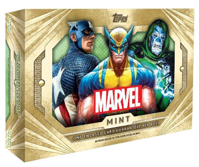 2025 Topps Mint Marvel - Hobby Box (10 cards per pack, 1 pack per box) - 1 encased per box