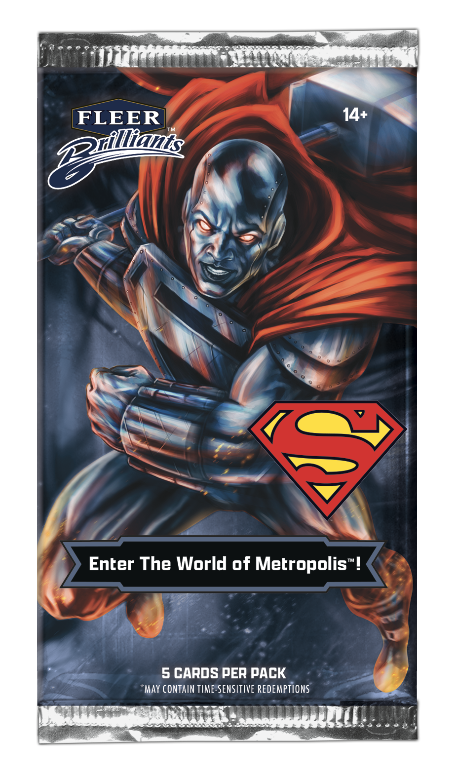 2025 Upper Deck Fleer Brilliants Superman Mega Box Pack (5 kartu per pack)