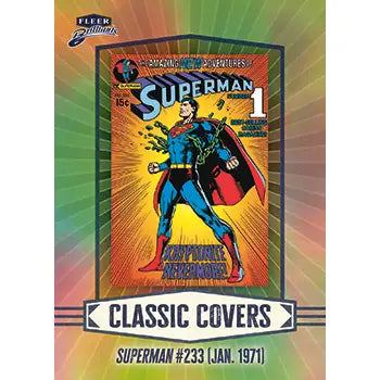 2025 Upper Deck Fleer Brilliants Superman Mega Box Pack (5 kartu per pack)