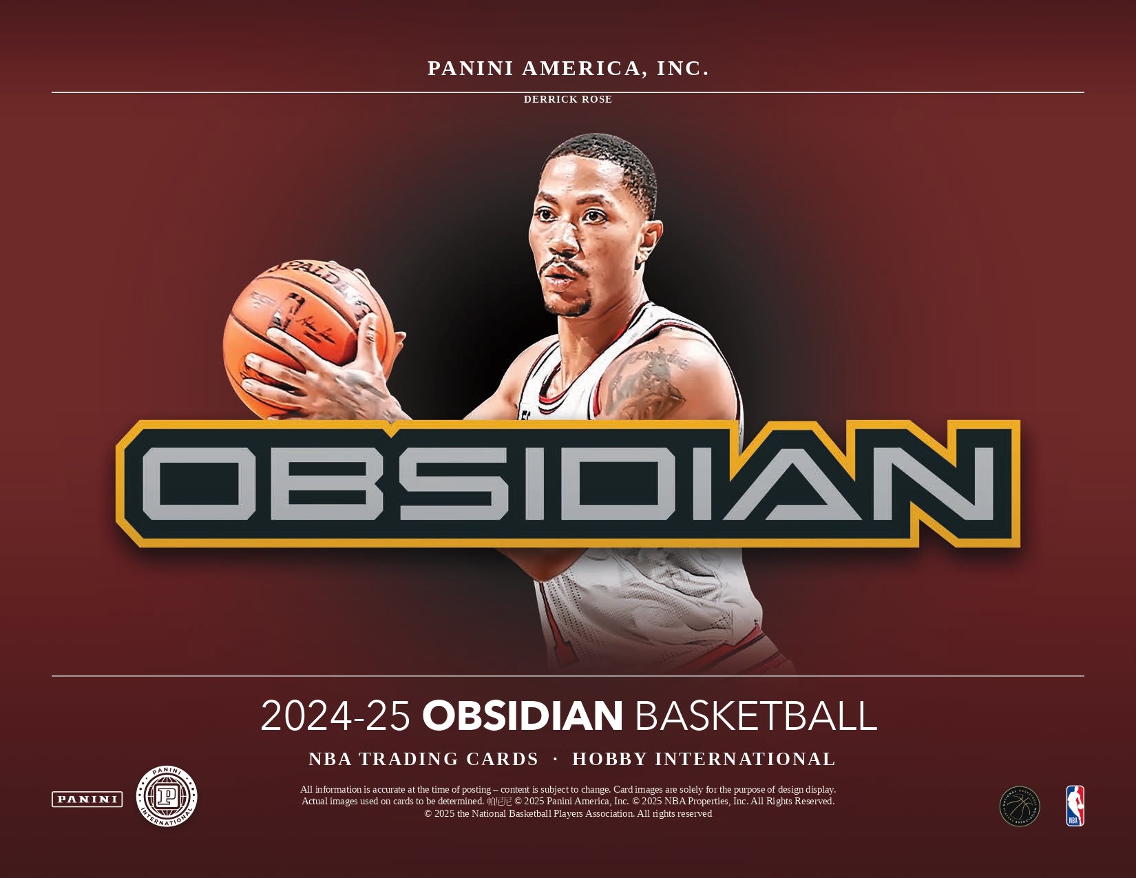 2024/25 Panini Obsidian Basketball International Hobby Box icon