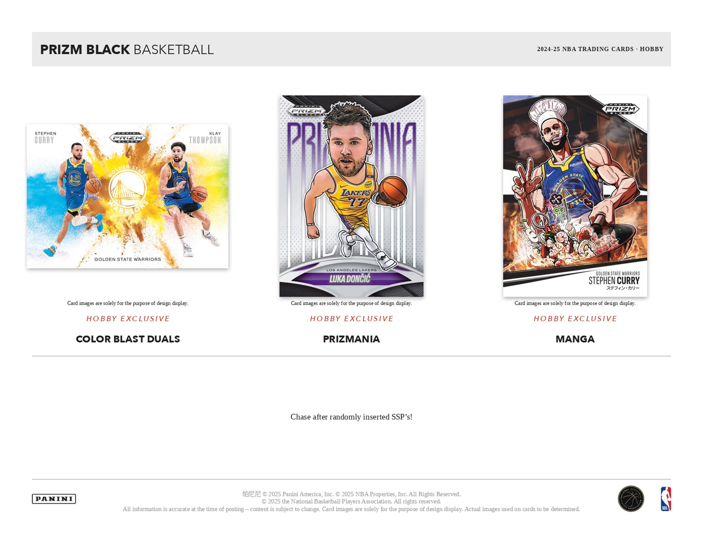 2024/25 Prizm Black Basketball Hobby Inserted SSP Card