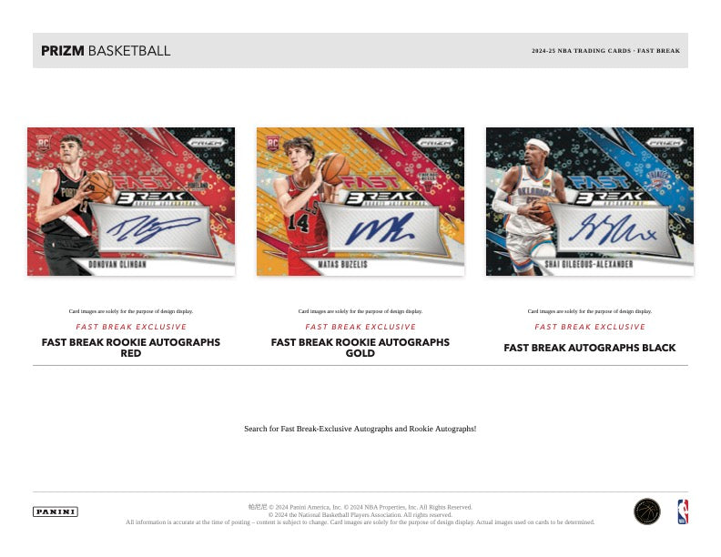 2024/25 Panini Prizm Basketball Fast Break Box Autograph Card