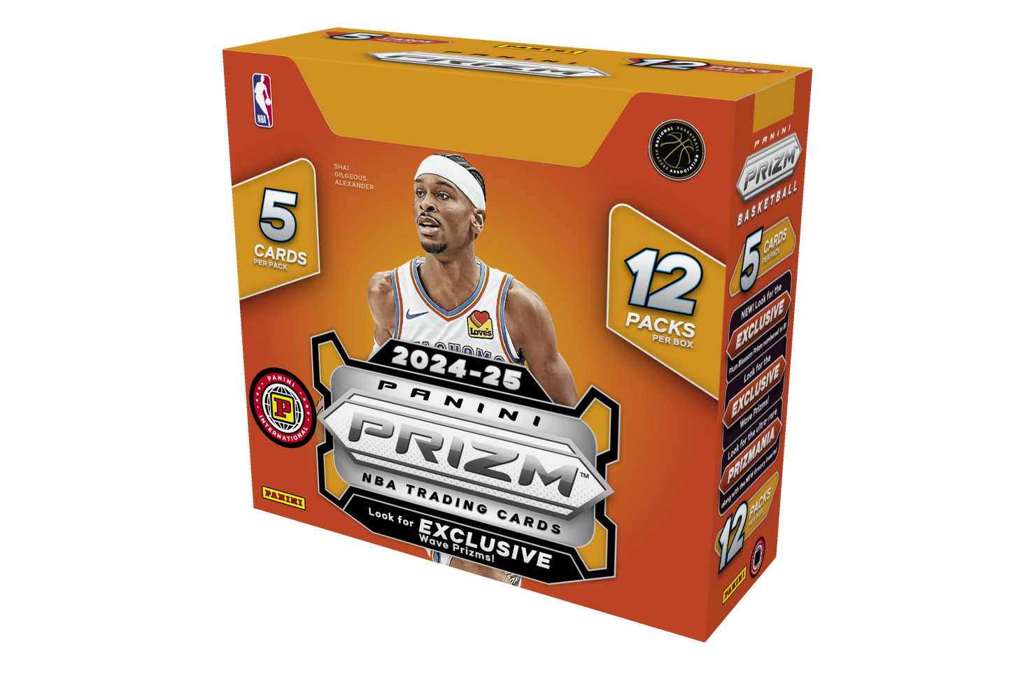 2024/25 Panini Prizm Basketball Hobby International Box (12 pack per box, 5 kartu per pack) Nimitz Cards