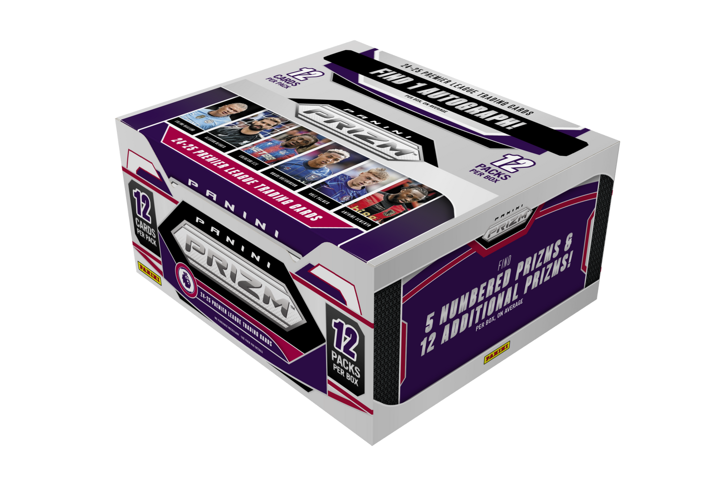 2024/25 Panini Prizm English Premier League EPL Hobby Box (12 pack per box, 12 kartu per pack) - 1 autograph per box