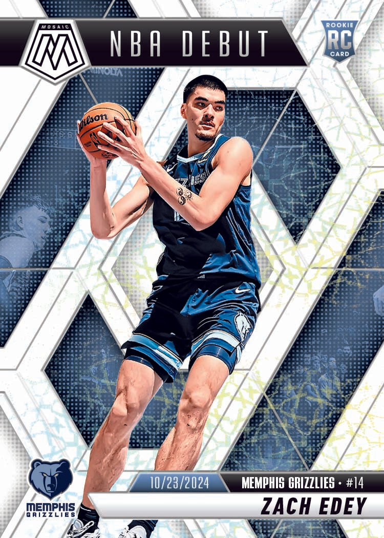 2024/25 Panini Mosaic Basketball Hobby International Box - Memphis Grizzlies