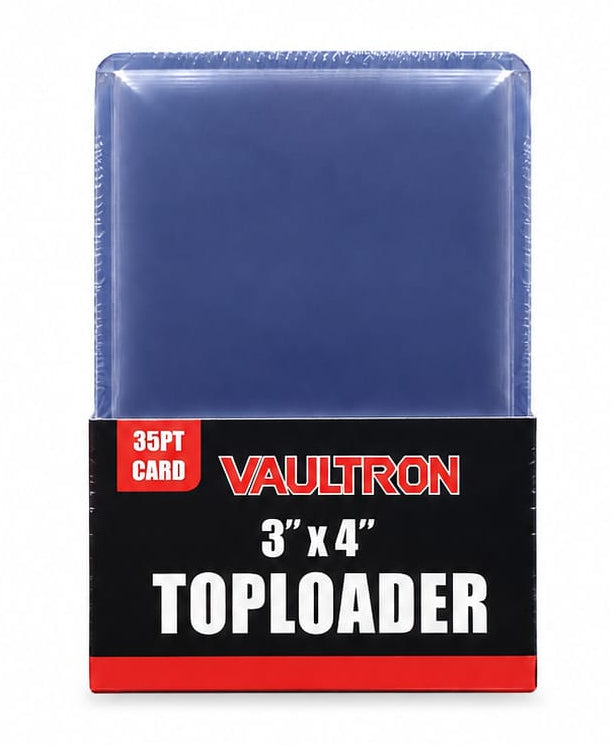 Vaultron 3" X 4" 35pt Top Loader Regular Standard (isi 25 / pack)