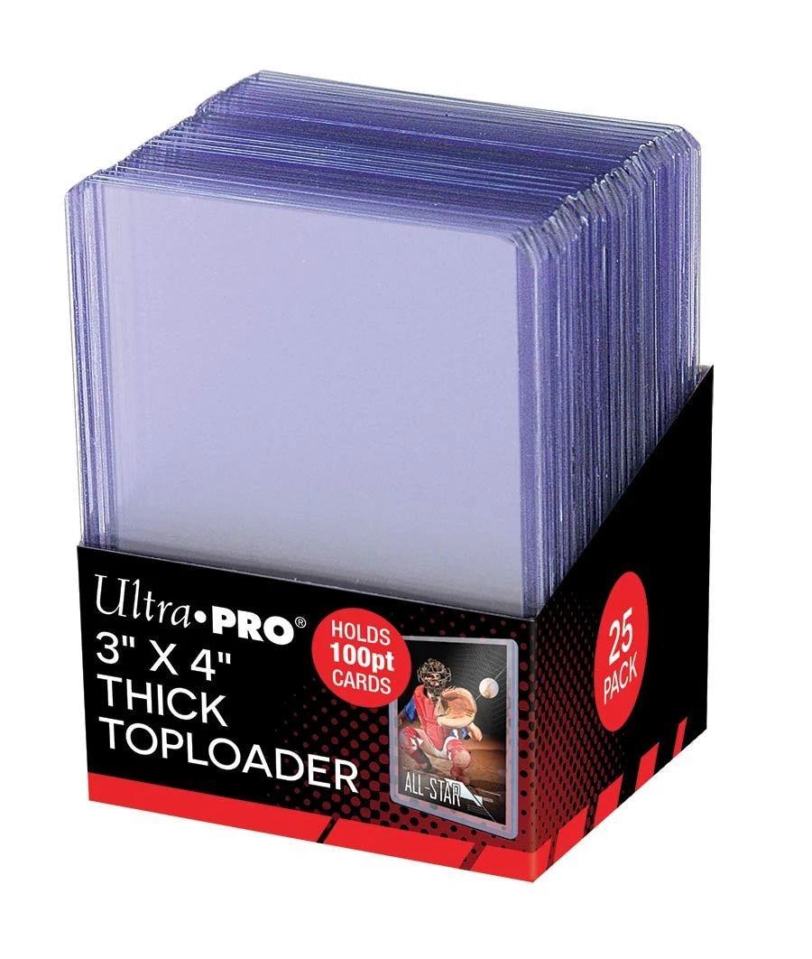 Ultra Pro 100pt Top Loaders (isi 25 / pack). Ketebalan max 2,54mm