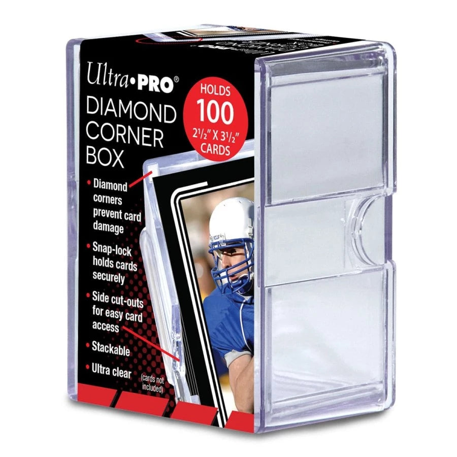 Ultra Pro Diamond Corners 100 Count Clear Card Storage Box Nimitz