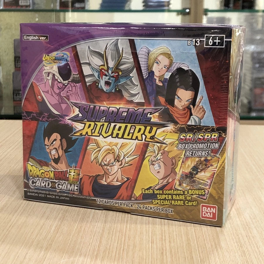 DRAGON BALL SUPER CARD GAME Supreme Rivalry Booster Box BT13
