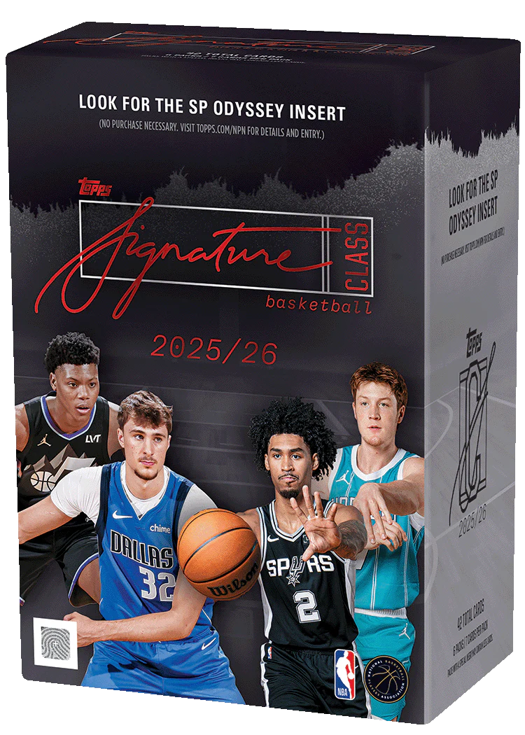 2025/26 Topps Signature Class Basketball Value Box Look for the SP