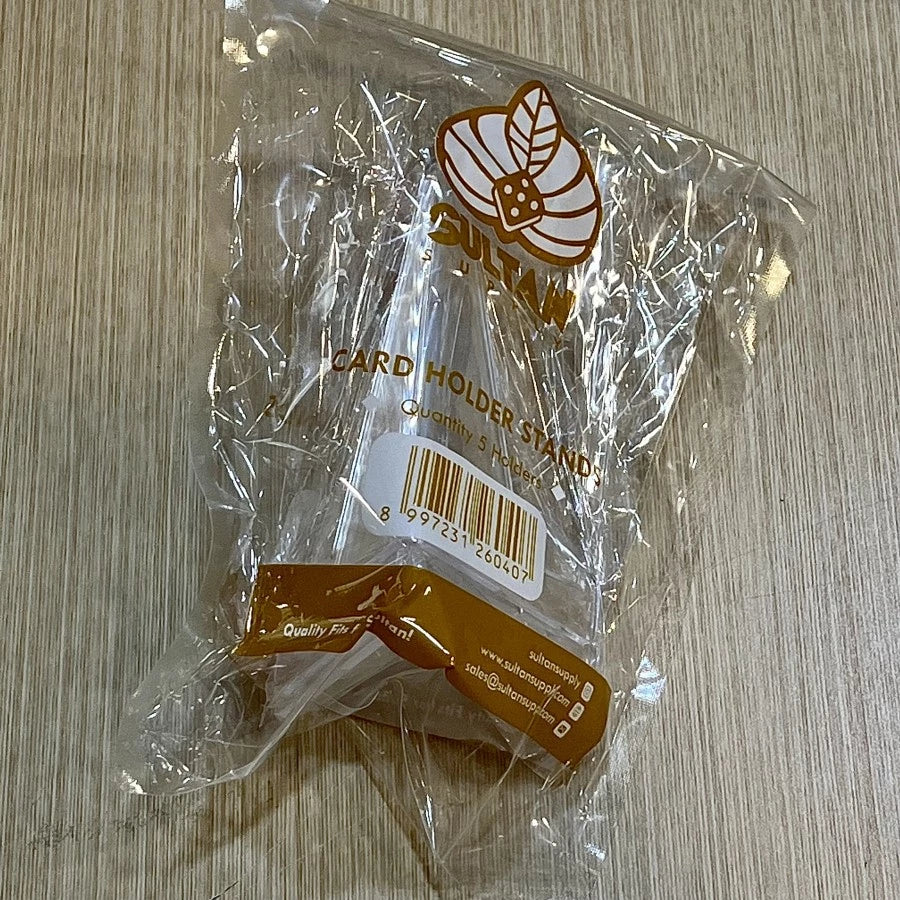 Sultan Acrylic Card Stand (Standing Kartu isi 5 / pack) Nimitz