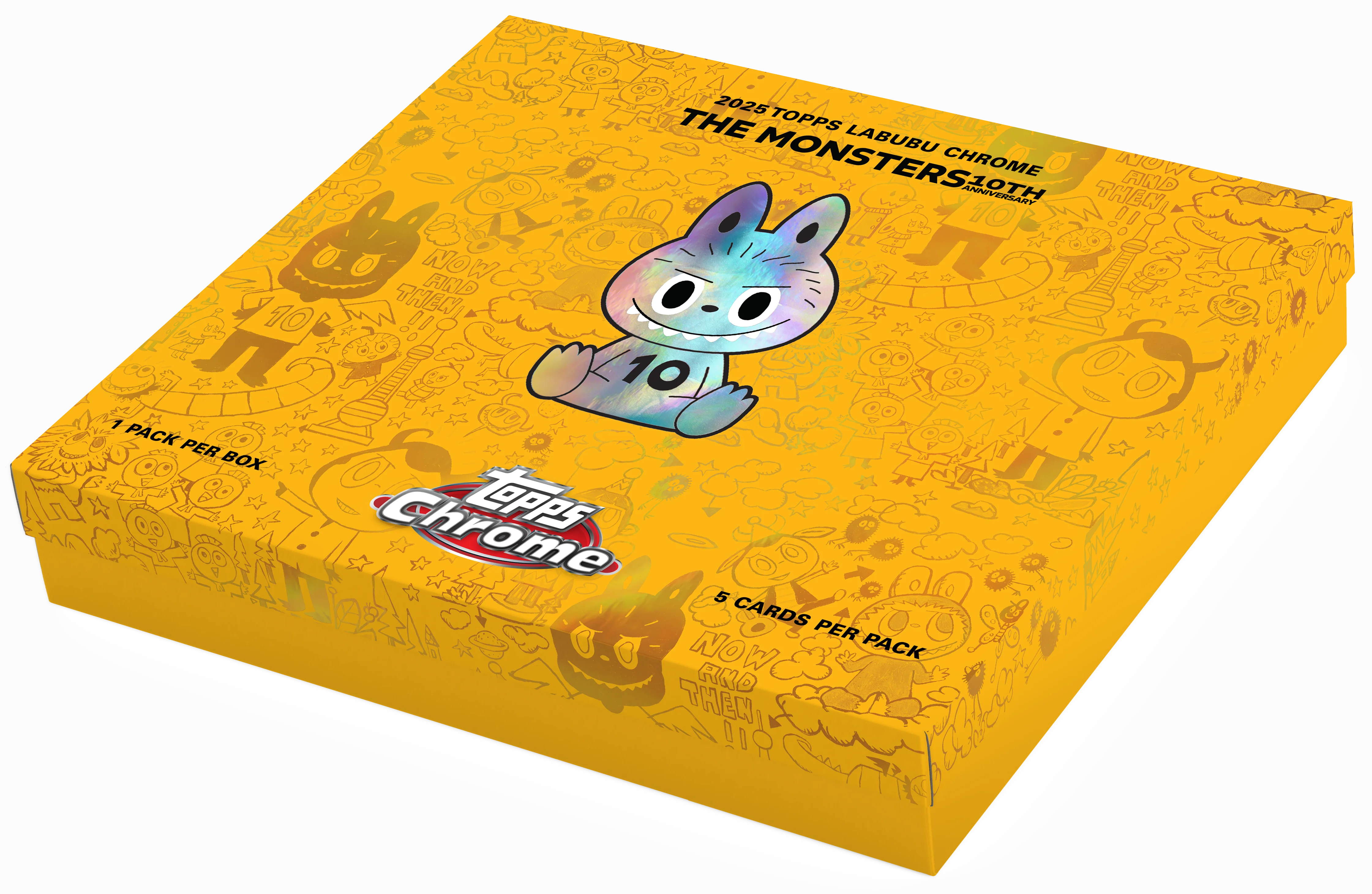 2025toppschromelabubu10tアニバーサリーボックス1BOX 2025 Topps Labubu Chrome 10th Anniversary Hobby Box 1 Chrome