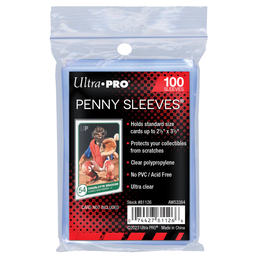 Ultra Pro Penny Sleeve (Plastik kartu standard isi 100 / pack)
