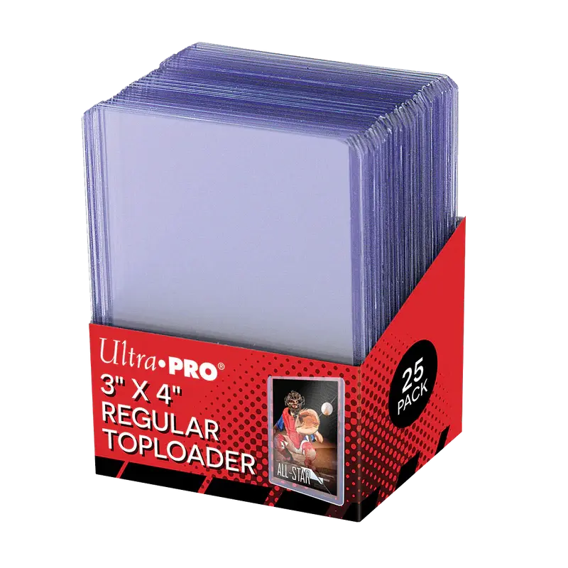 Ultra Pro 3" X 4" 35pt Clear Regular Toploaders (isi 25 / pack) Nimitz Cards