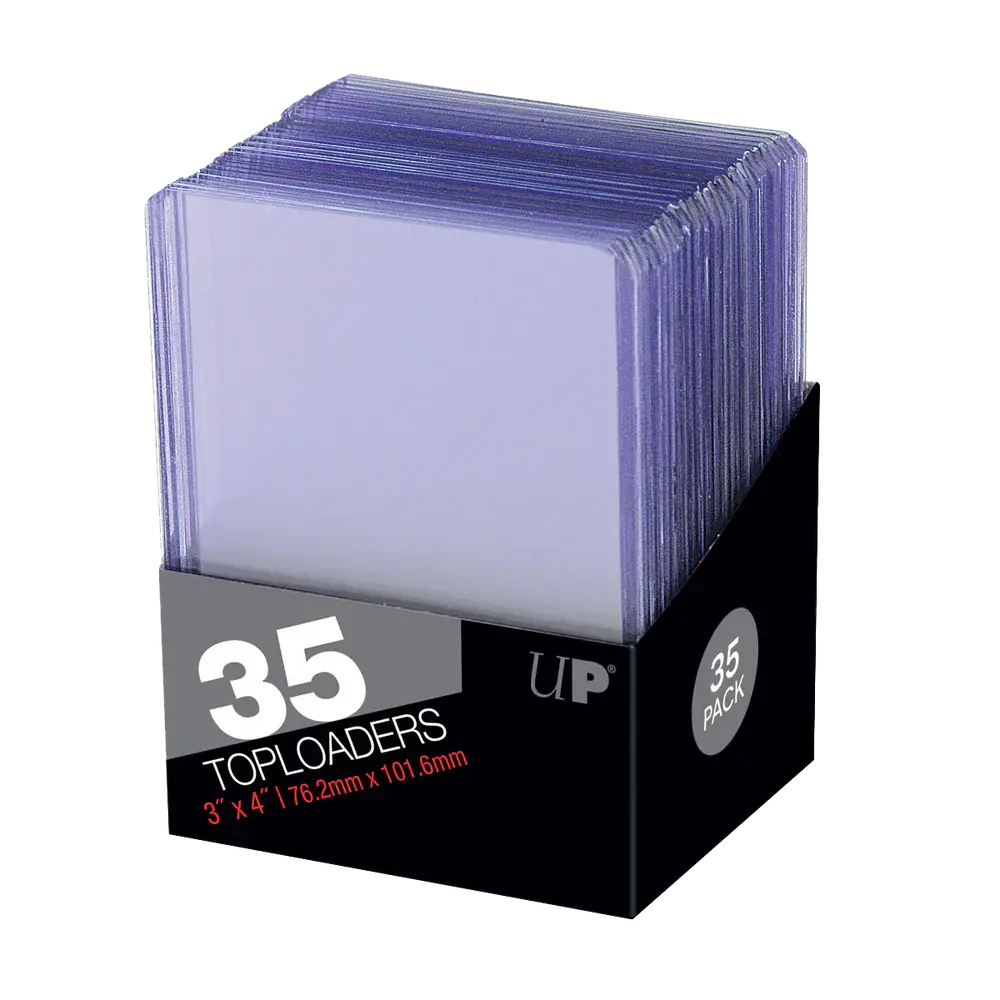 Ultra Pro 3" X 4" 35pt Clear Regular Toploaders