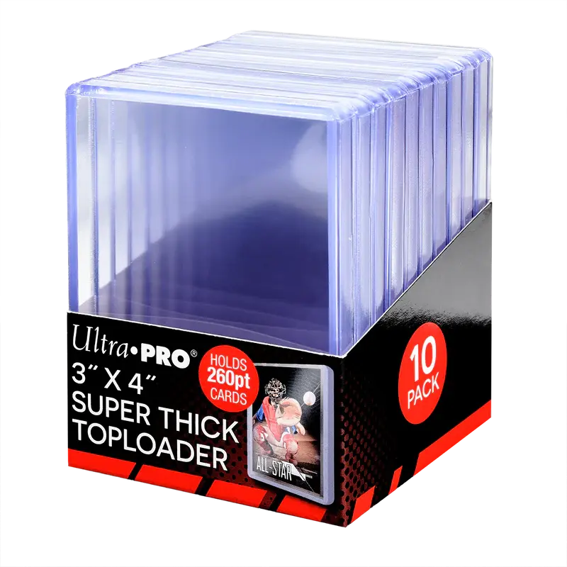 Ultra Pro 260pt Top Loaders (isi 10 / pack). Ketebalan max 6,604mm Nimitz Cards