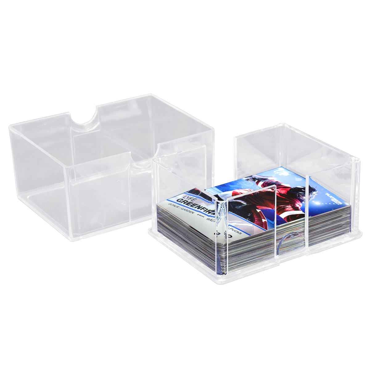 Ultra Pro Diamond Corner 100+ Card Storage Box Fill Example