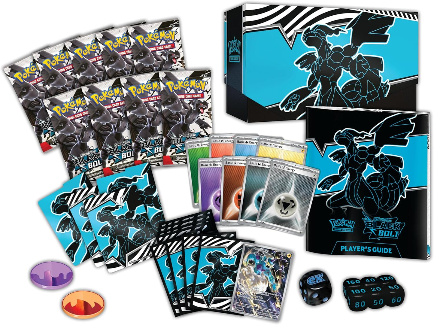 Pokemon SV10.5 Black Bolt Elite Trainer Box ETB Box Content