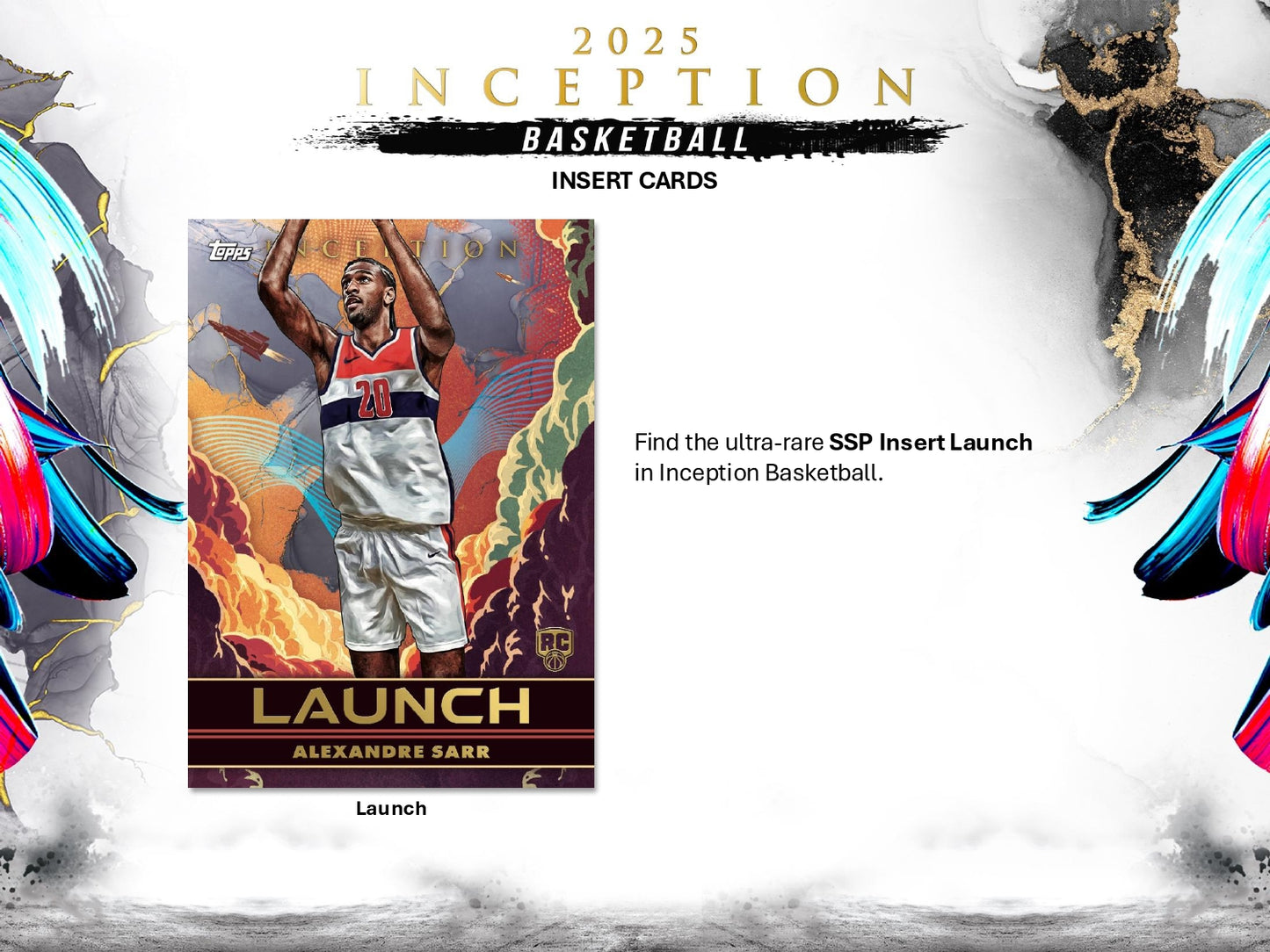 2024-25 Topps Inception Basketball Hobby Box Alexander Sarr SSP Insert Launch