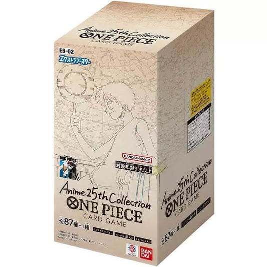 One Piece Card Game EB-02 Anime 25th Collection Booster Box Japanese Nimitz