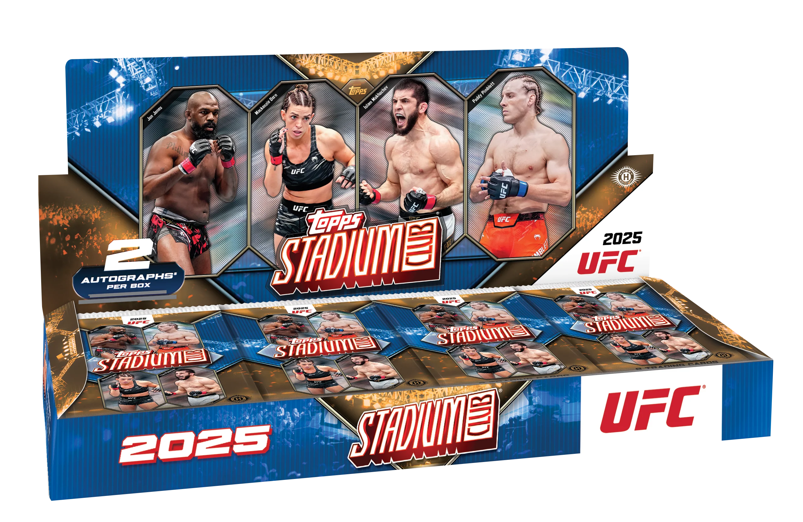 2025 Stadium Club UFC Hobby Box - 2 Autographs Per Box, Beam Team