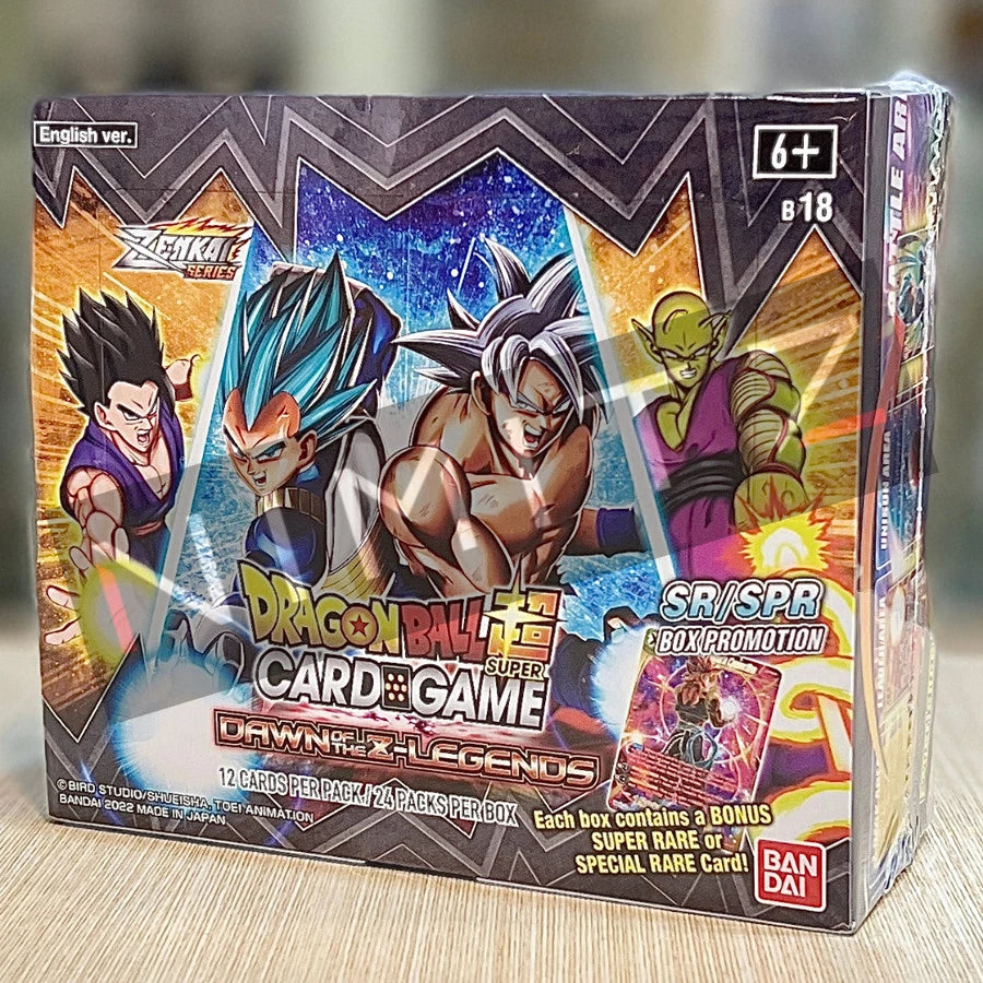 DRAGON BALL SUPER CARD GAME Dawn of the Z-Legends Booster Box BT18