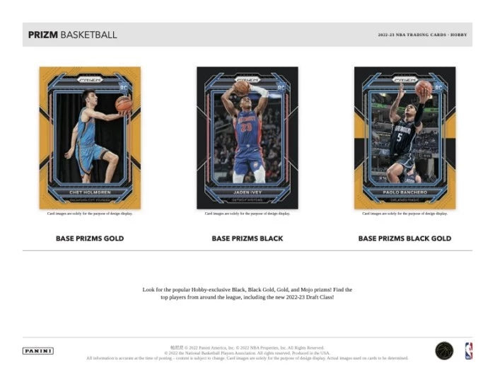 2022-23 Panini Prizm Basketball Hobby Pack Prizms Card