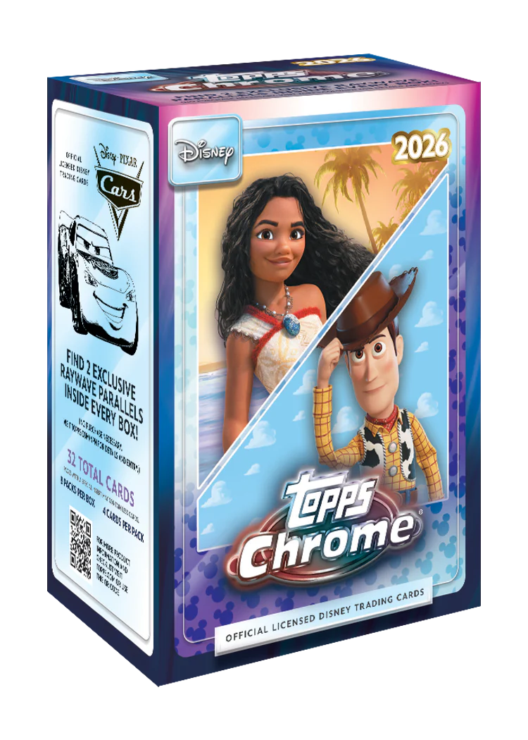 2026 Topps Chrome Disney Value Box 2 exclusive Raywave parallels