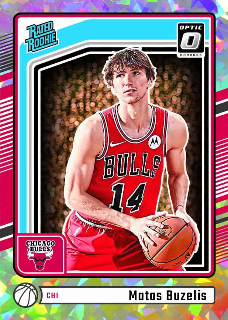 2024-25 Donruss Optic Basketball Hobby Box Matas Buzelis Card