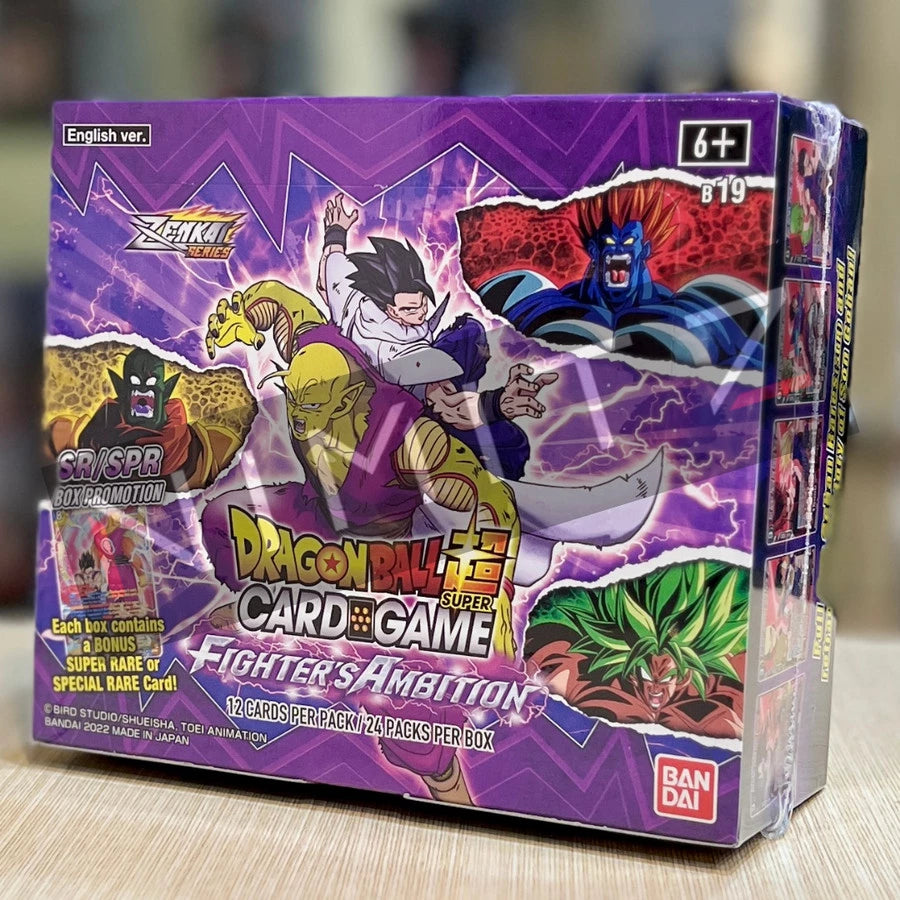DRAGON BALL SUPER CARD GAME Fighter's Ambition Booster Box BT19