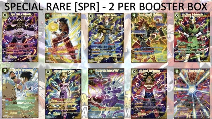 DRAGON BALL SUPER CARD GAME Cross Spirits Booster Pack BT14 Special Rare Card
