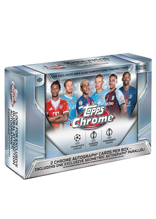 2025/26 Topps Chrome UEFA Club Competitions Soccer Breaker Delight