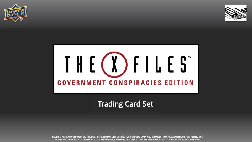 2025 Upper Deck The X-Files Government Conspiracies Edition Hobby Box (20 pack per box, 6 kartu per pack) - 2 autograph per box