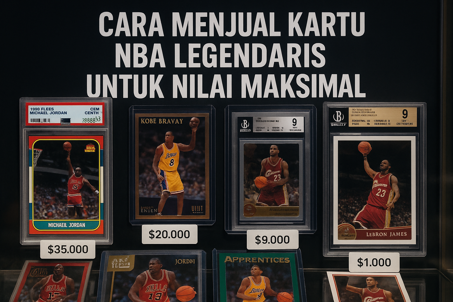 Cara Menjual Kartu Legenda NBA dengan Harga Maksimal