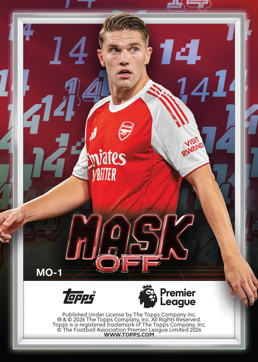 2026 Topps Merlin Premier League Mask Off