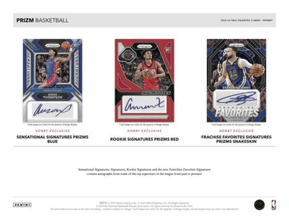 2023/24 Panini Prizm Basketball Hobby Pack