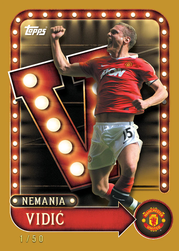 2025/26 Topps Manchester United Collector Tin Nemanja Vidic