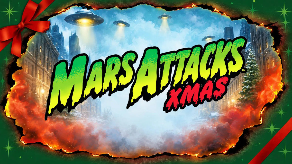 2026 Topps Mars Attacks Christmas Banner