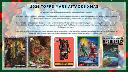 2026 Topps Mars Attacks Christmas Detail