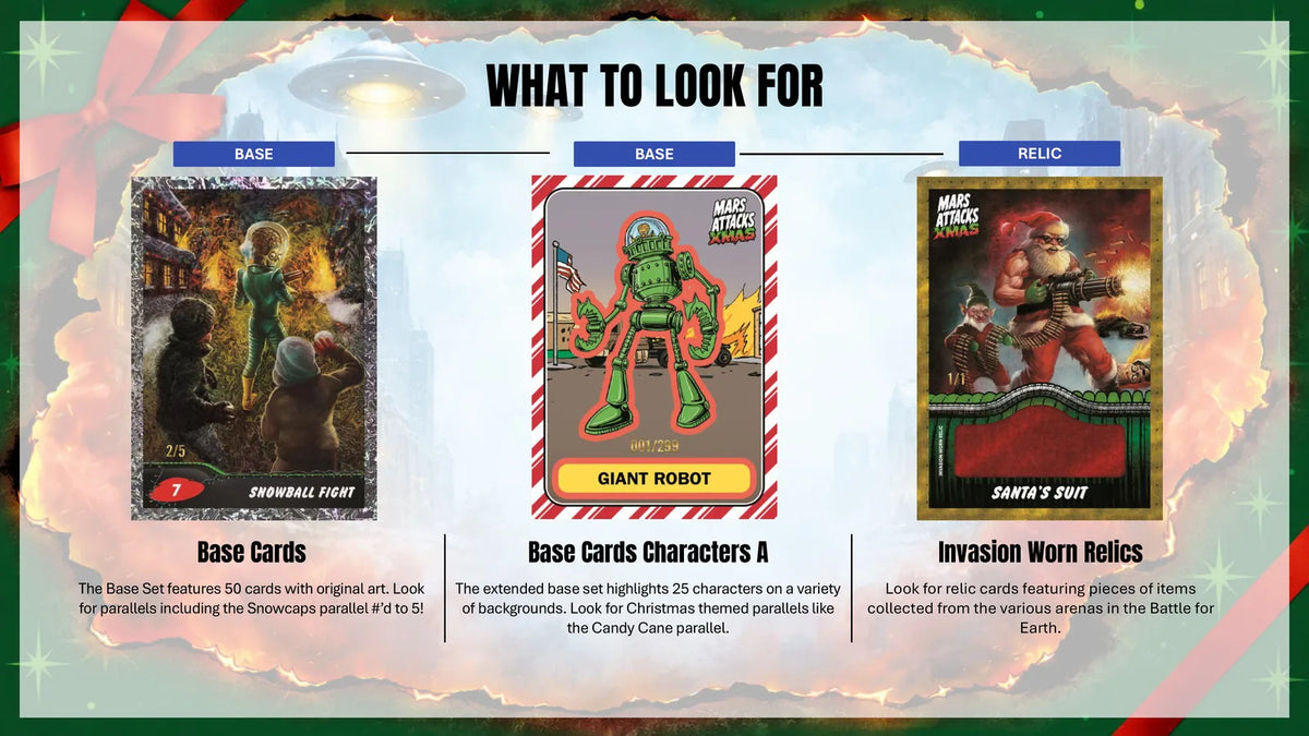 2026 Topps Mars Attacks Christmas Base Cards