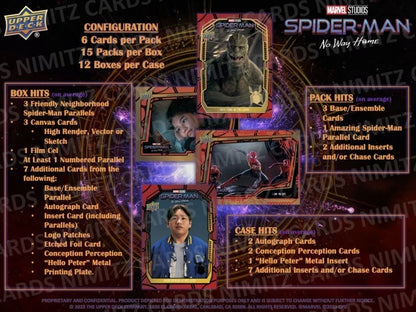 2023 Upper Deck Marvel Studios Spider-Man No Way Home Hobby Box