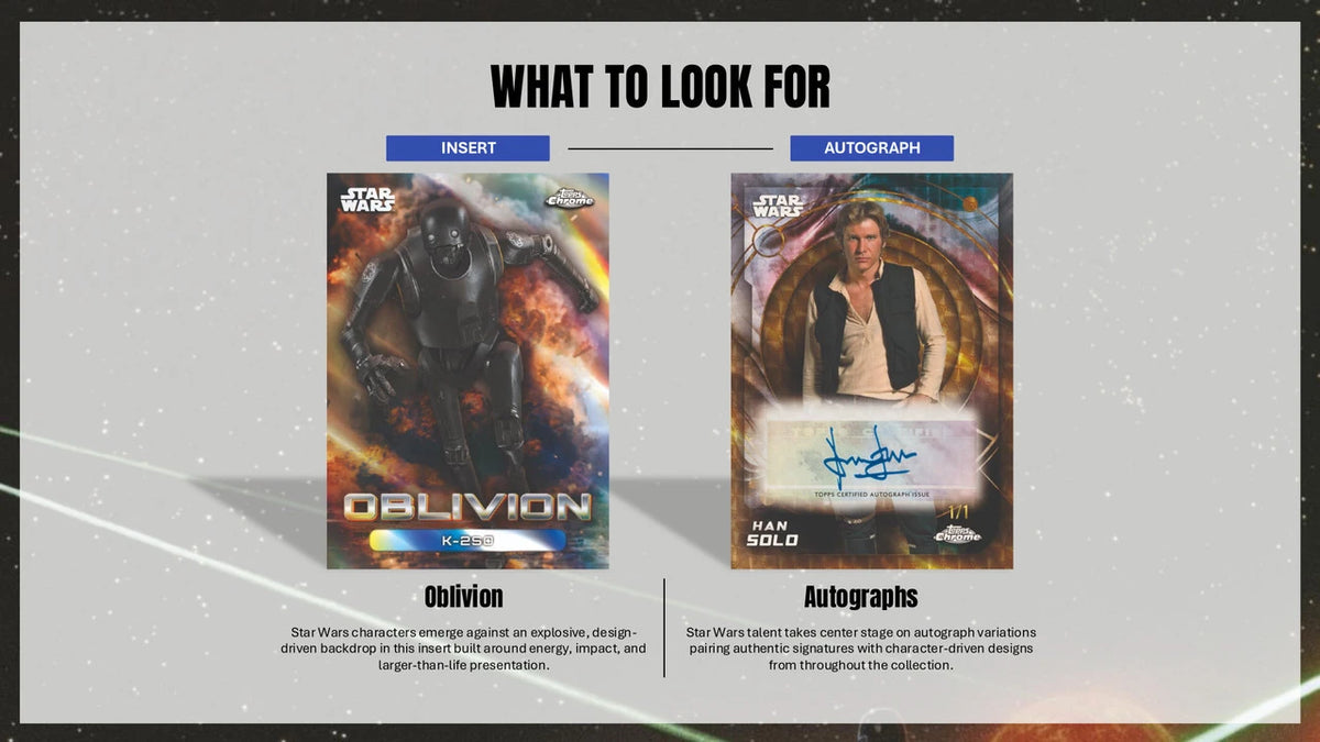 2026 Topps Star Wars Chrome Autographs Cards
