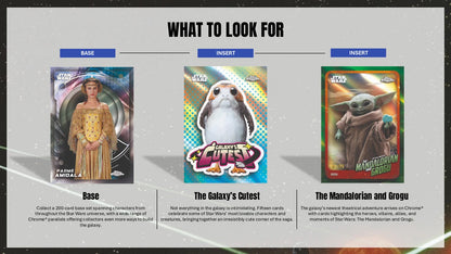 2026 Topps Star Wars Chrome The Mandalorian and Grogu