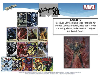 2024 Upper Deck Marvel Masterpieces XL Hobby Box featuring Joe Jusko (10 pack per box, 3 kartu per pack) - Kartu berukuran JUMBO 5"x7"