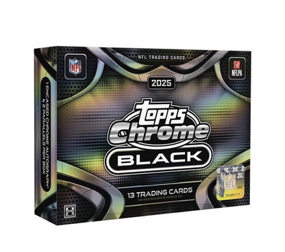 2025 Topps Chrome Black Football Hobby Box