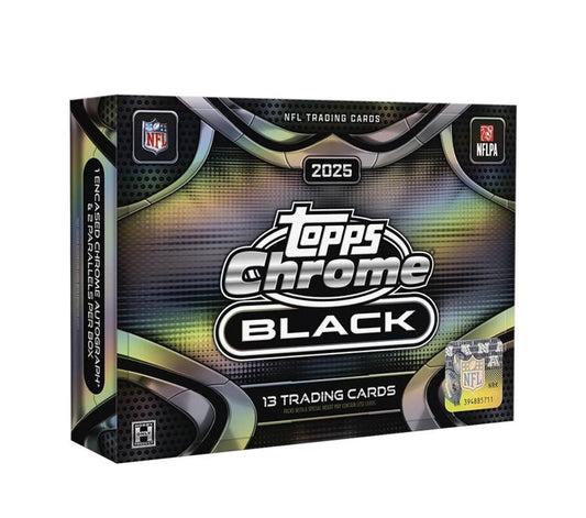 2025 Topps Chrome Black Football Hobby Box